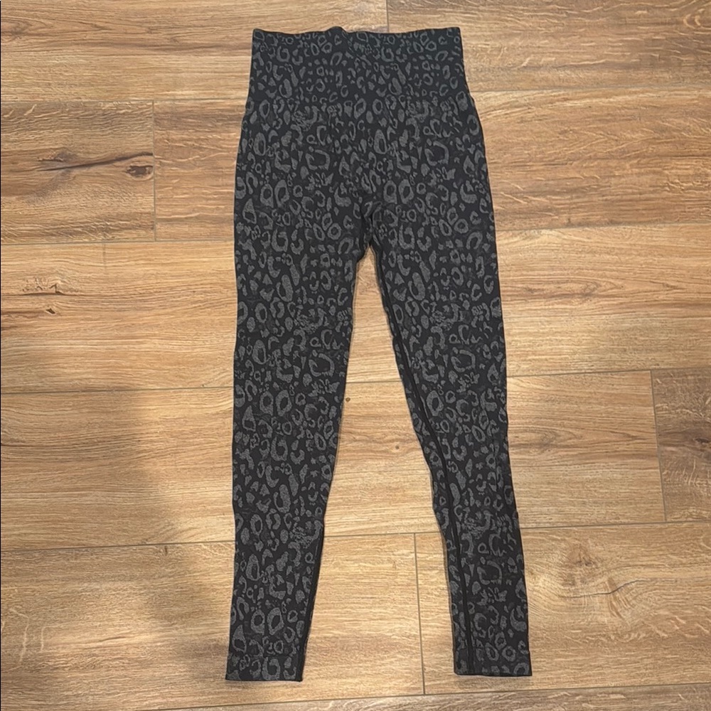 Black Leopard Print Leggings